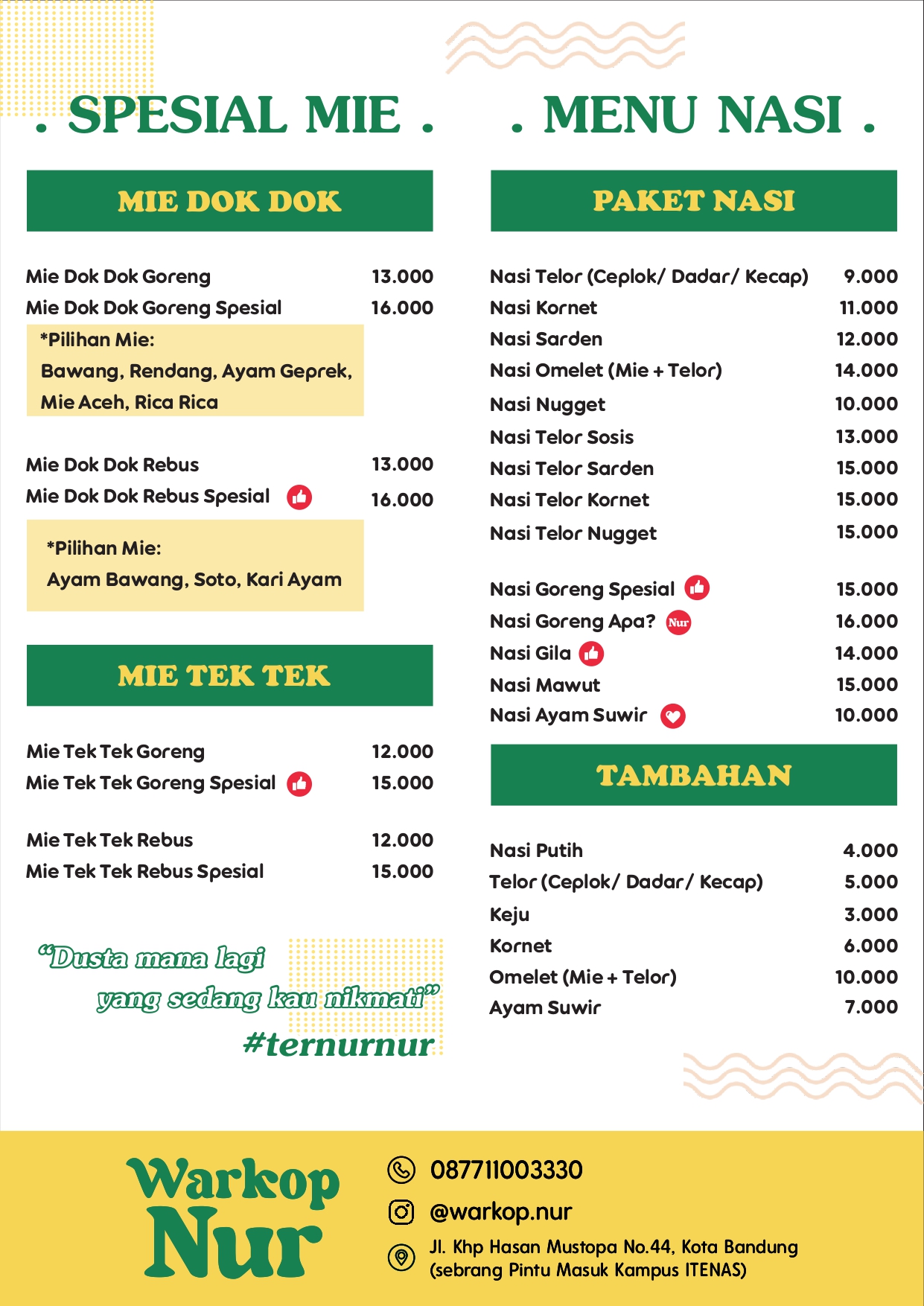 Menu 2