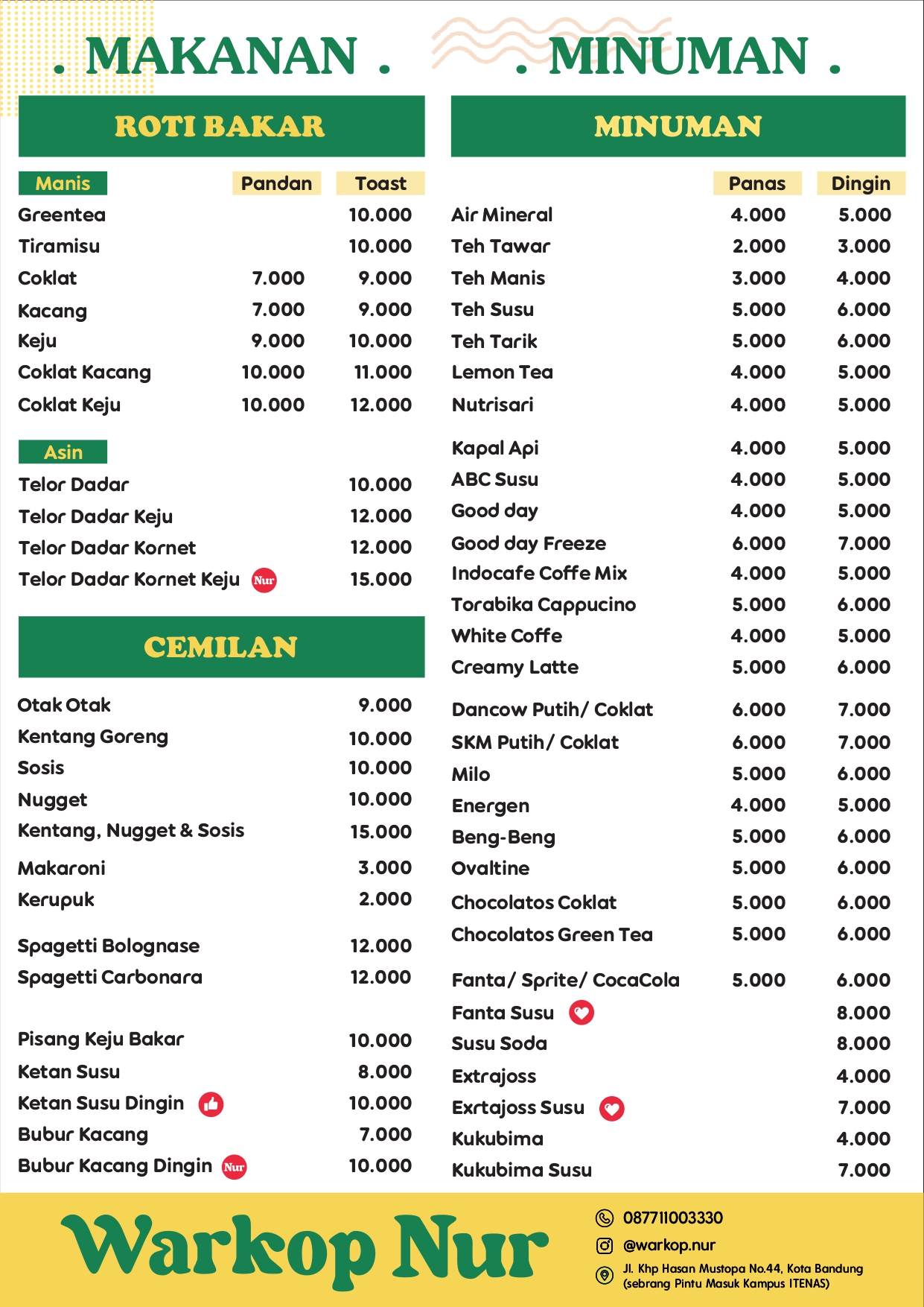 Menu 3